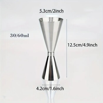 1 oz/2oz Cocktail Bar Ανοξείδωτο Jigger Double Spirit Measuring Cup for Home Bar Party Club Αξεσουάρ Barware Tools home