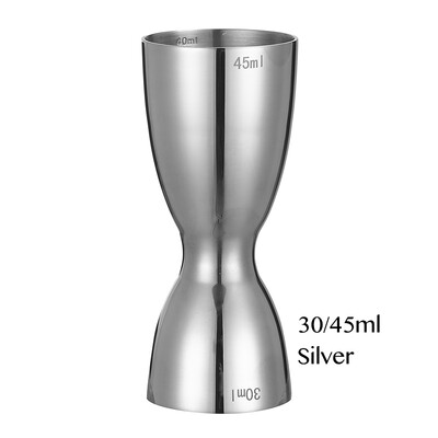 30 ml 45 ml kokteiļu jigger stieņa mērīšanas ierīce no nerūsējošā tērauda