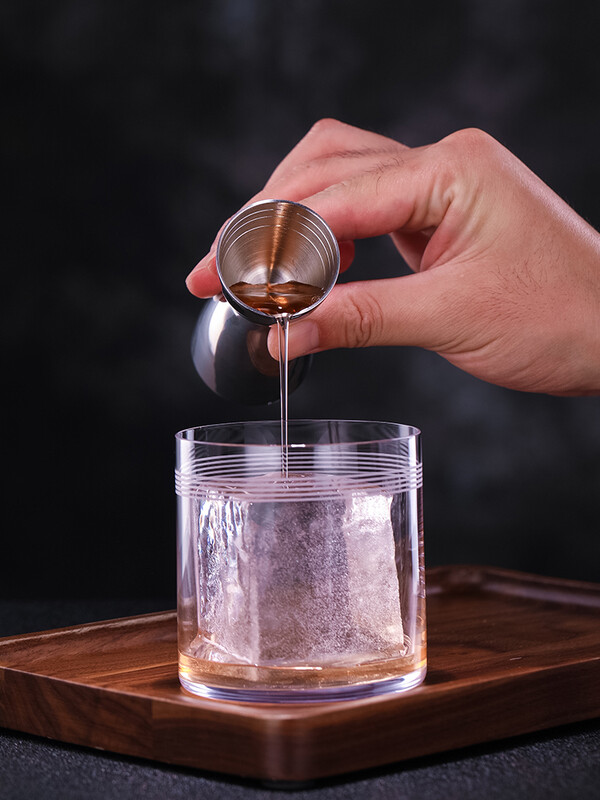 30 ml 45 ml kokteiļu jigger stieņa mērīšanas ierīce no nerūsējošā tērauda