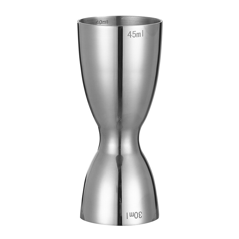 30 ml 45 ml kokteiļu jigger stieņa mērīšanas ierīce no nerūsējošā tērauda