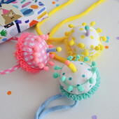 Karūnos torto kepuraitės vaikams Rožinė ir mėlyna Happy Birthday Cake galvos apdangalas puošniai apsirengti Dovana vaikams mergaičių gimtadienio vakarėliui Baby Shower