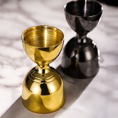 Aixiangru Indijos matavimo puodelis, Bubble Tea Jigger profesionalūs baro barmeno įrankiai, nerūdijančio plieno virtuvės priedai, 30 ml, 60 ml