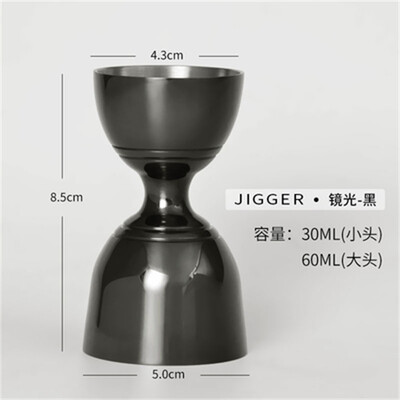 Aixiangru Indijos matavimo puodelis, Bubble Tea Jigger profesionalūs baro barmeno įrankiai, nerūdijančio plieno virtuvės priedai, 30 ml, 60 ml