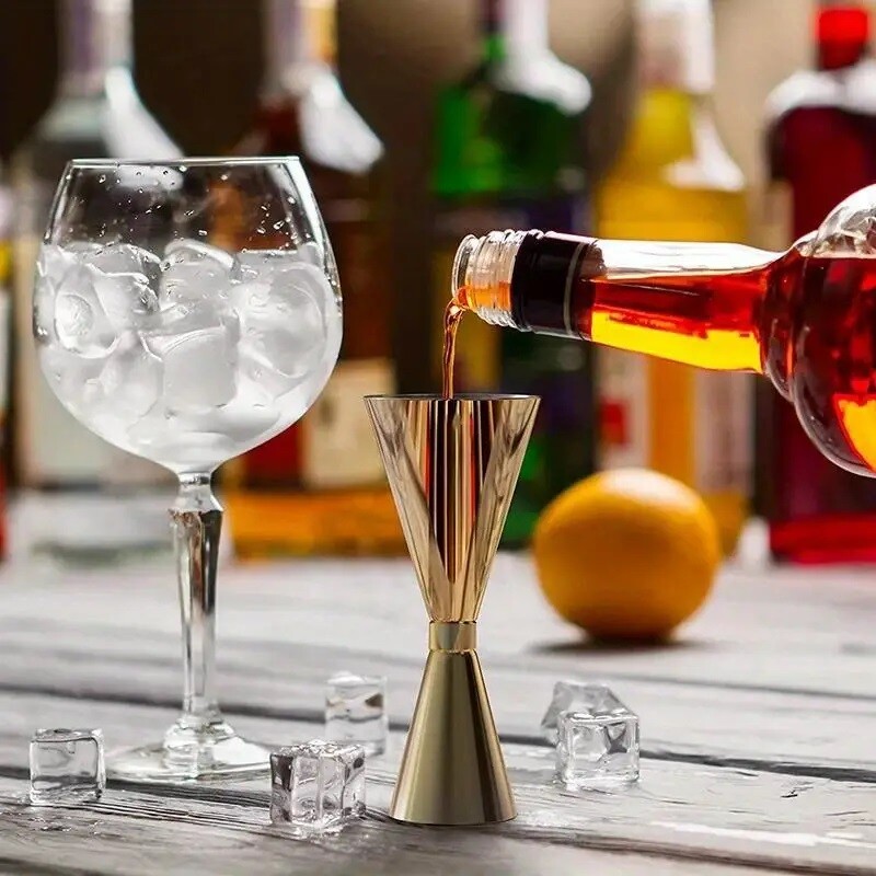 30/60 ml-es koktélbár rozsdamentes acél Jigger Dupla Spirit mérőpohár otthoni bárparti klub tartozékok Barware Eszközök kezdőlap