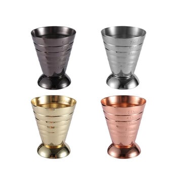 75ML Ανοξείδωτο ατσάλι Measure Cup Cocktail Tool Bar Mixed Drink Αξεσουάρ 3 σε 1 Cocktail Tools Bar Jigger Cup