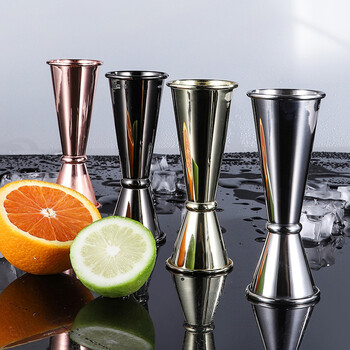 15-60ml Νέο Dual Shot Cocktail Shaker από ανοξείδωτο ατσάλι Drink Spirit Measure Jigger Kitchen Bar Barware Tools