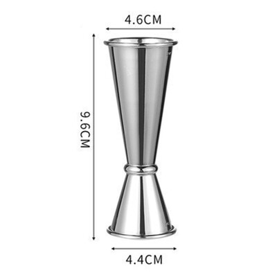 15-60 ml új Dual Shot rozsdamentes acél mérőpohár koktél shaker ital szeszes mérő Jigger konyhai bár szerszámok