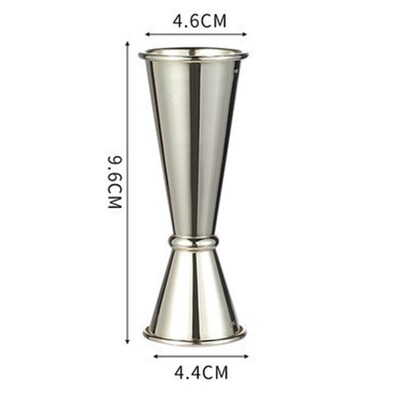 15-60 ml új Dual Shot rozsdamentes acél mérőpohár koktél shaker ital szeszes mérő Jigger konyhai bár szerszámok