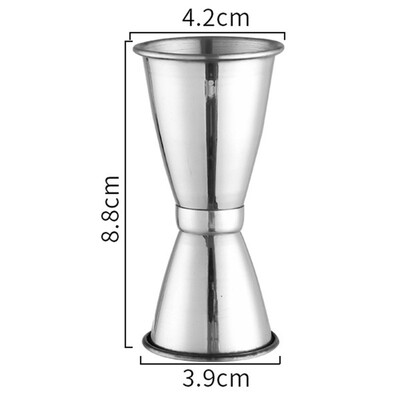 15-60 ml új Dual Shot rozsdamentes acél mérőpohár koktél shaker ital szeszes mérő Jigger konyhai bár szerszámok