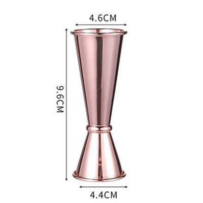 15-60 ml új Dual Shot rozsdamentes acél mérőpohár koktél shaker ital szeszes mérő Jigger konyhai bár szerszámok