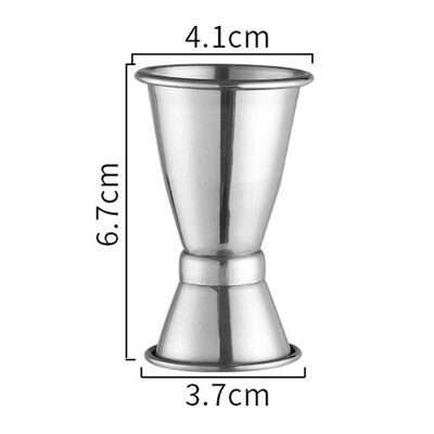 15-60 ml új Dual Shot rozsdamentes acél mérőpohár koktél shaker ital szeszes mérő Jigger konyhai bár szerszámok