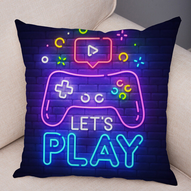 Cameră pentru copii de desene animate perne canapea acasă mașină falai catifea decorare pernă consolă de jocuri husă de pernă cadou husă de pernă