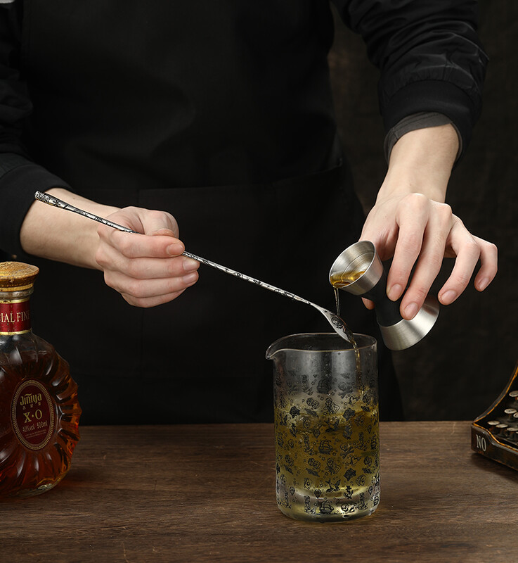 SteeL Double Jigger kokteilių baro matavimo puodelis