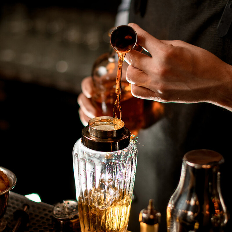 Kokteilių baro „Jigger“ dvipusis matavimo puodelis „Mojito“ matavimo puodelis 1 uncijos / 2 uncijos nerūdijančio plieno japoniško dizaino „Jgger“