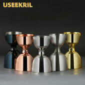 30/60ml Instrumente pentru ceașcă de măsurare Bară de măsură Jigger pentru cocktail Jigger pentru cocktail cu talie subțire Eleganță și practic