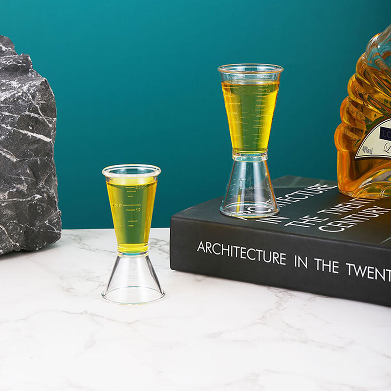 Svarstyklių taurė gėrimų alkoholio matavimo taurė 10/20 ml 20/40 ml kokteilių plaktuvo matavimo puodelis virtuvės baro įrankis virtuvės priedai įtaisas