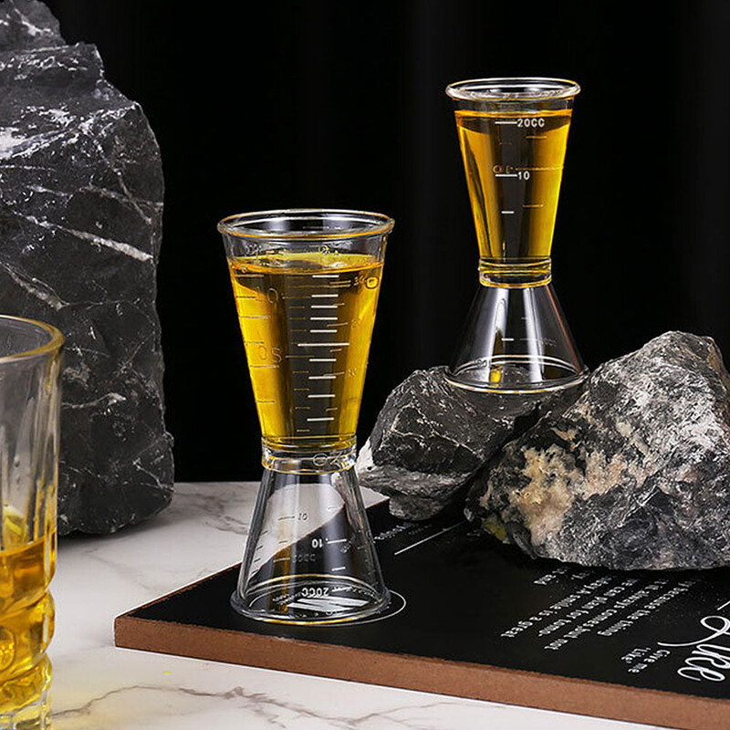 Svarstyklių taurė gėrimų alkoholio matavimo taurė 10/20 ml 20/40 ml kokteilių plaktuvo matavimo puodelis virtuvės baro įrankis virtuvės priedai įtaisas