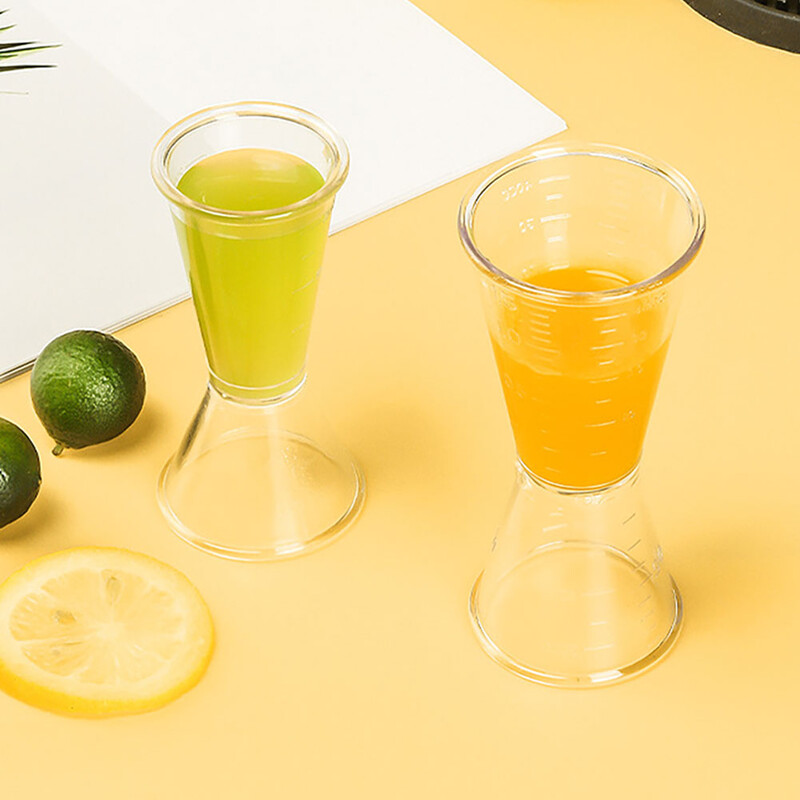 Svarstyklių taurė gėrimų alkoholio matavimo taurė 10/20 ml 20/40 ml kokteilių plaktuvo matavimo puodelis virtuvės baro įrankis virtuvės priedai įtaisas