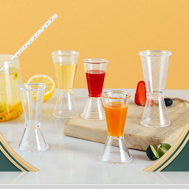 Svarstyklių taurė gėrimų alkoholio matavimo taurė 10/20 ml 20/40 ml kokteilių plaktuvo matavimo puodelis virtuvės baro įrankis virtuvės priedai įtaisas