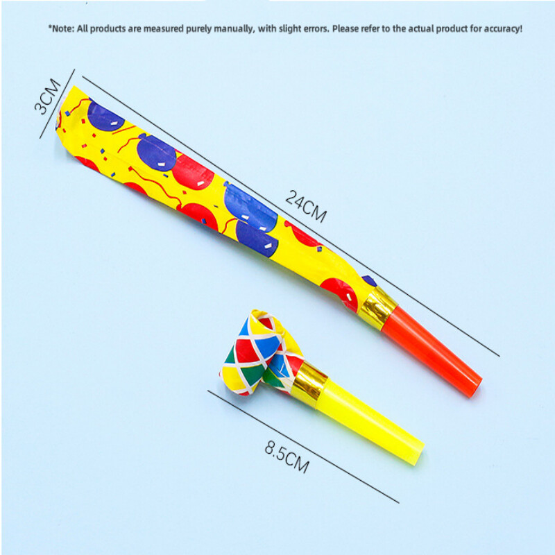 20 DB cukorka színű sárkány síp gyerek születésnapi parti műanyag játék sárkánytekercs trombita kellék