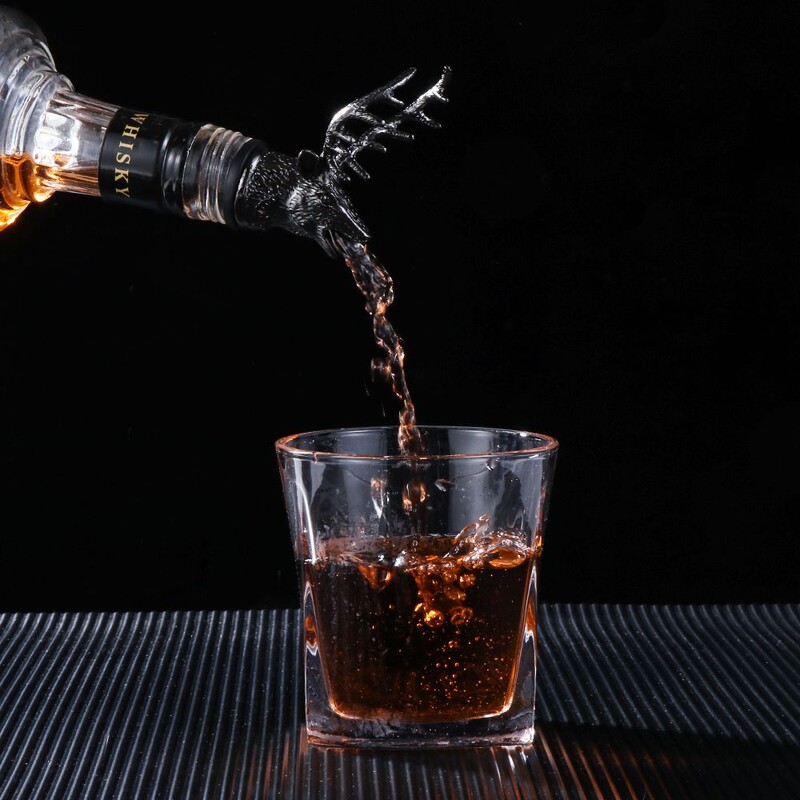 Rozsdamentes acél vörösbor dugó pezsgősüveghez Szarvas Ital parafa Vákuumtömítés Esküvői Konyhai eszközök Bárdekorációs kiegészítők