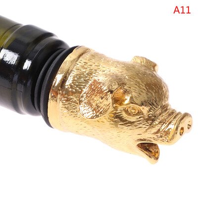 1db ötvözött szarvas szarvasfej boröntő Egyedi borosüveg dugók borlevegőztető báreszközök összejövetel ajándék