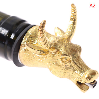 1db ötvözött szarvas szarvasfej boröntő Egyedi borosüveg dugók borlevegőztető báreszközök összejövetel ajándék