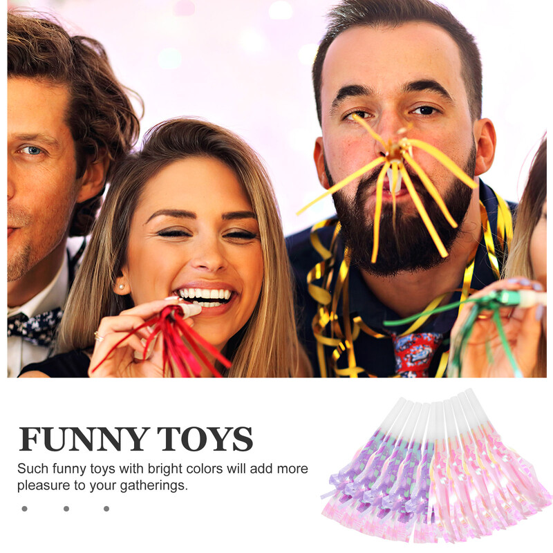 12 db Fúj Sárkány Síp Party Fújók Zajcsillapítók Légfújók Születésnapi Kürtök Sípok Zenei kedvencek