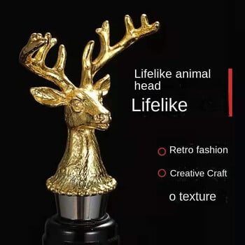 1 τεμ. Bar Wine Pourer Zinc Alloy Deer Elk Horse Wine Stopper Drinks Bar Drinkware Tools Night Club Bar Αξεσουάρ Εργαλεία κουζίνας