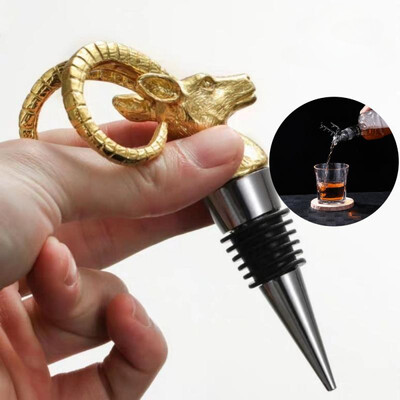 1 τεμ. Bar Wine Pourer Zinc Alloy Deer Elk Horse Wine Stopper Drinks Bar Drinkware Tools Night Club Bar Αξεσουάρ Εργαλεία κουζίνας