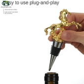 Animal Head palack boröntő Borosüveg Szarvas Szarvasfej Boröntő Dugós Palack Kreatív Animal Animal Boröntő