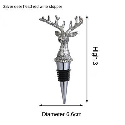 Animal Head palack boröntő Borosüveg Szarvas Szarvasfej Boröntő Dugós Palack Kreatív Animal Animal Boröntő