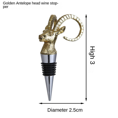 Animal Head palack boröntő Borosüveg Szarvas Szarvasfej Boröntő Dugós Palack Kreatív Animal Animal Boröntő