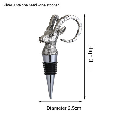 Animal Head palack boröntő Borosüveg Szarvas Szarvasfej Boröntő Dugós Palack Kreatív Animal Animal Boröntő