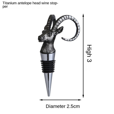Animal Head palack boröntő Borosüveg Szarvas Szarvasfej Boröntő Dugós Palack Kreatív Animal Animal Boröntő