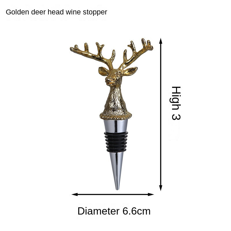 Animal Head palack boröntő Borosüveg Szarvas Szarvasfej Boröntő Dugós Palack Kreatív Animal Animal Boröntő