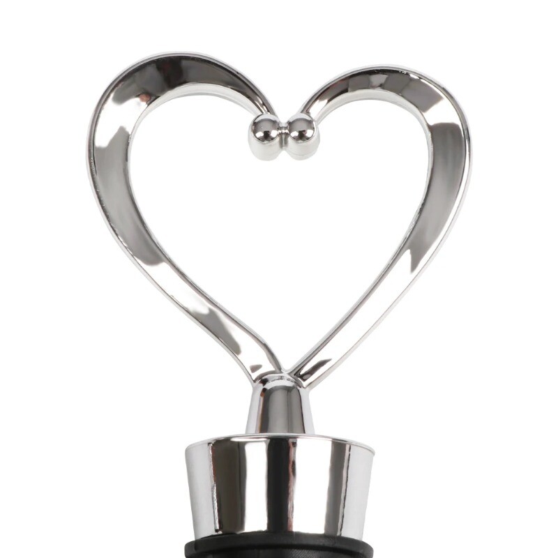 Borosüveg dugó Szív/golyó formájú vörösboros ital Pezsgő tartósító parafa Esküvői szívesség Ajándékok borkedvelőknek