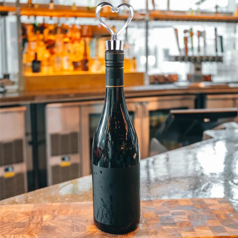 Borosüveg dugó Szív/golyó formájú vörösboros ital Pezsgő tartósító parafa Esküvői szívesség Ajándékok borkedvelőknek