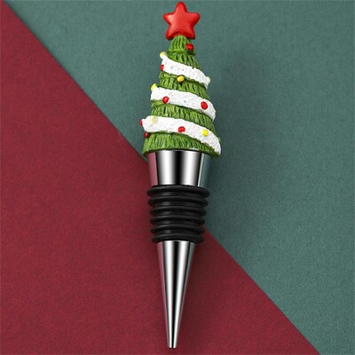 1db bordugó Újrafelhasználható bordugó italokhoz Karácsonyi palackdugók konyhai bárokhoz Ajándékok Ünnepi parti üvegdugók