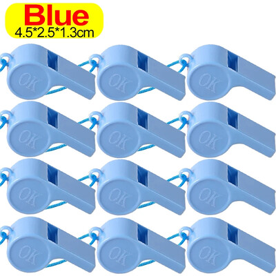 Színes síp kötéllel Szórakoztató zajkeltő sípok bulisportokhoz. Többfunkciós mazsorett síp gyerekjátékok