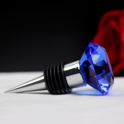 Dropshipping bordugó Crystal Diamond boros pezsgősüveg dugó cinkötvözetből készült vákuumzáras esküvői ajándék borkiöntő dugó