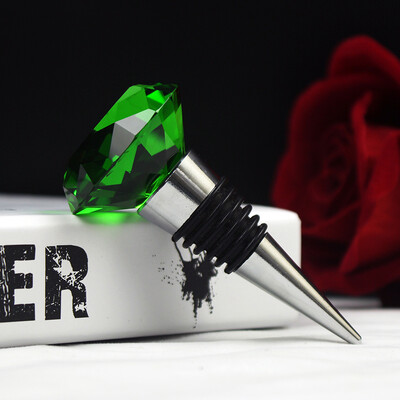 Dropshipping bordugó Crystal Diamond boros pezsgősüveg dugó cinkötvözetből készült vákuumzáras esküvői ajándék borkiöntő dugó