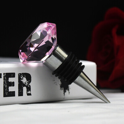 Dropshipping bordugó Crystal Diamond boros pezsgősüveg dugó cinkötvözetből készült vákuumzáras esküvői ajándék borkiöntő dugó