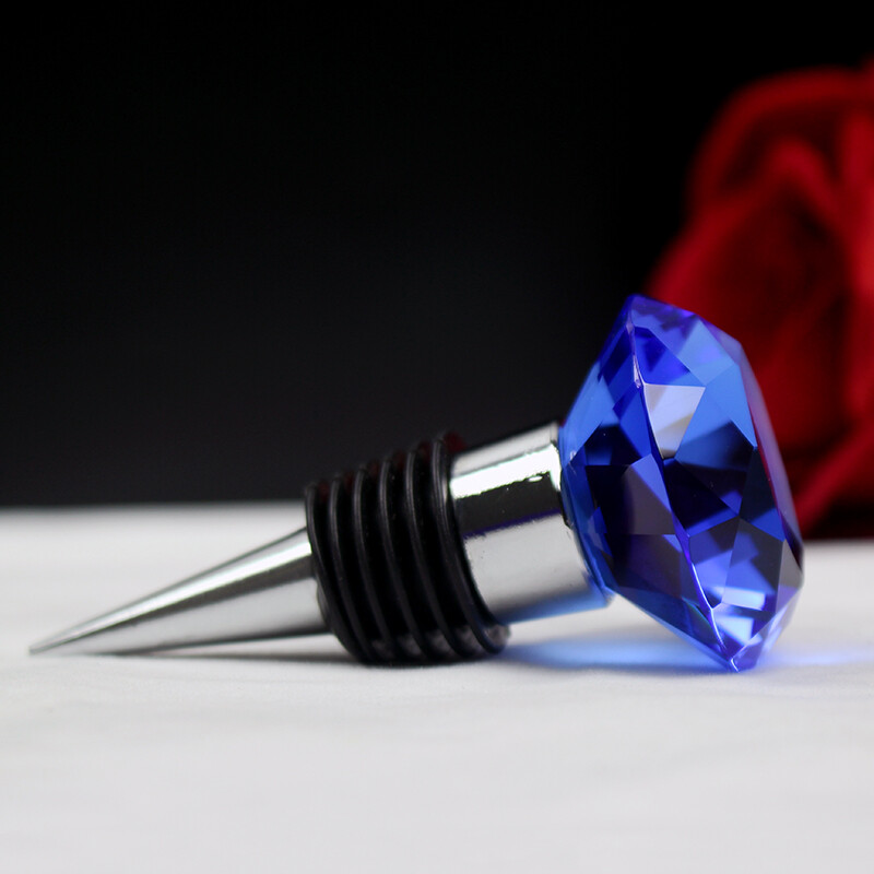 Dropshipping bordugó Crystal Diamond boros pezsgősüveg dugó cinkötvözetből készült vákuumzáras esküvői ajándék borkiöntő dugó