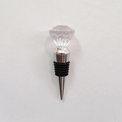 Arany/ezüst bordugó akril gyémánt alakú újrafelhasználható bordugók italtömítéshez, szivárgásmentes vörösboros palackkupak ajándékokhoz