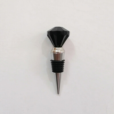 Arany/ezüst bordugó akril gyémánt alakú újrafelhasználható bordugók italtömítéshez, szivárgásmentes vörösboros palackkupak ajándékokhoz