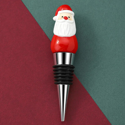 1 buc dopul pentru vin de Crăciun fericit Omul de zăpadă dop pentru sticle de vin pentru păstrarea în stare proaspătă Decor pentru sticle Baruri pentru casă Artizanat decorativ