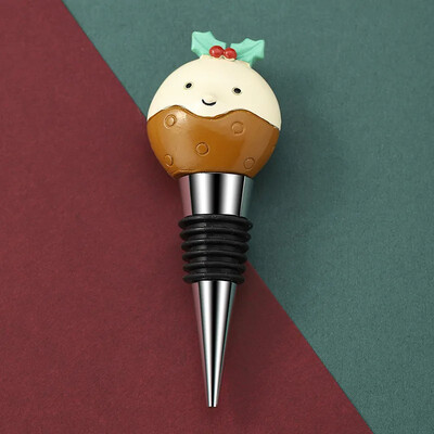 1 buc dopul pentru vin de Crăciun fericit Omul de zăpadă dop pentru sticle de vin pentru păstrarea în stare proaspătă Decor pentru sticle Baruri pentru casă Artizanat decorativ