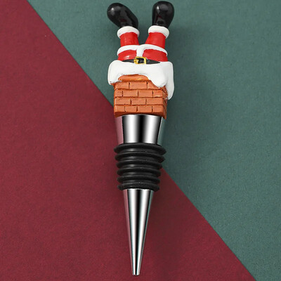 1 buc dopul pentru vin de Crăciun fericit Omul de zăpadă dop pentru sticle de vin pentru păstrarea în stare proaspătă Decor pentru sticle Baruri pentru casă Artizanat decorativ