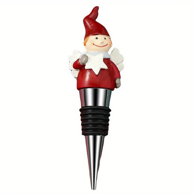 1 buc dopul pentru vin de Crăciun fericit Omul de zăpadă dop pentru sticle de vin pentru păstrarea în stare proaspătă Decor pentru sticle Baruri pentru casă Artizanat decorativ